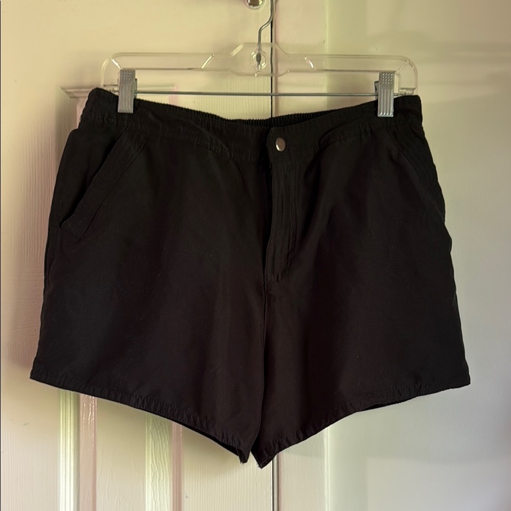Croft & Barrow Women's High Waist Black Shorts